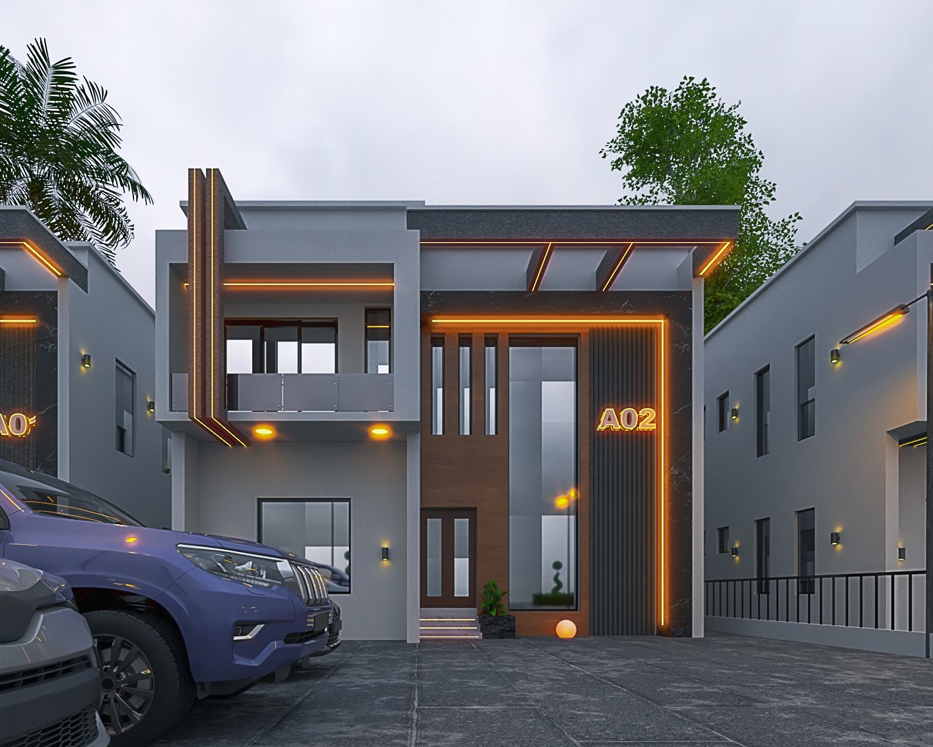 Adé, architectural visualisation of House 002